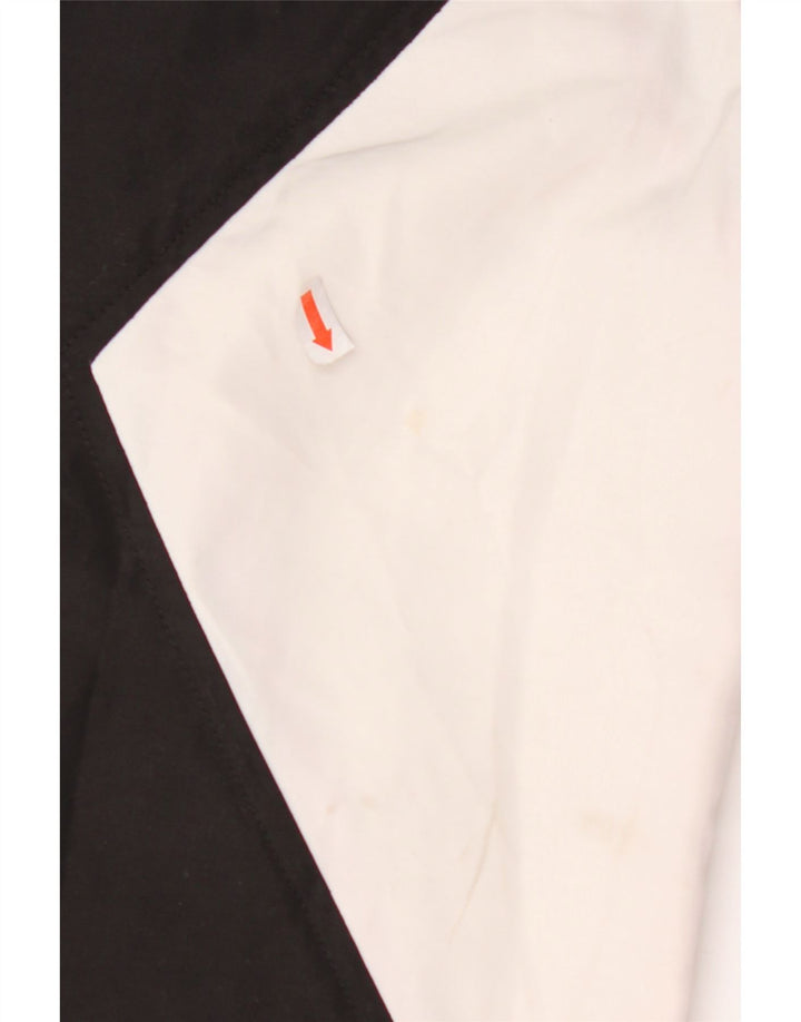 SUPERDRY Мужской пуловер-дождевик с капюшоном UK 40 Большой Черный Пятнистый