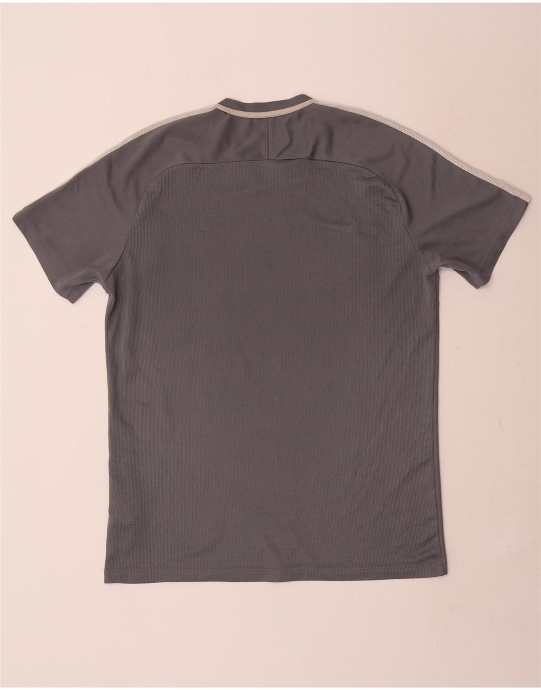 Мужская футболка Nike Dri Fit, большой серый полиэстер с цветными блоками