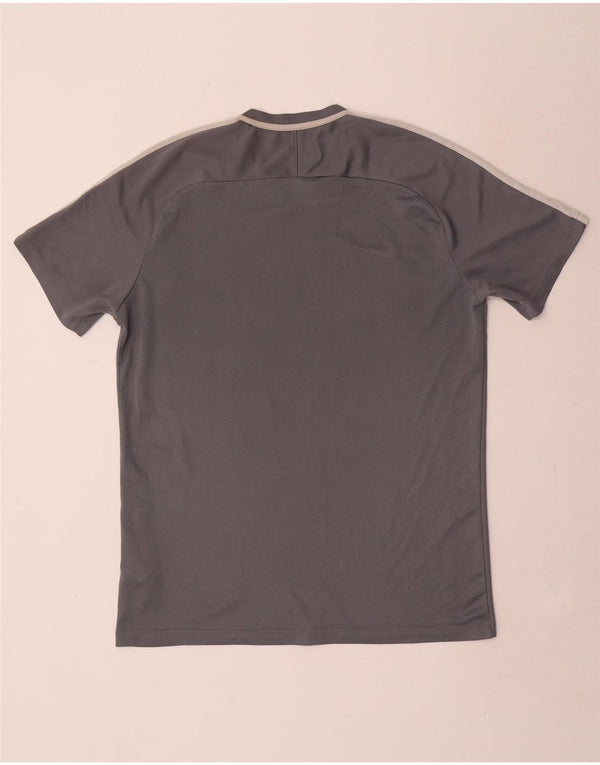 Мужская футболка Nike Dri Fit, большой серый полиэстер с цветными блоками