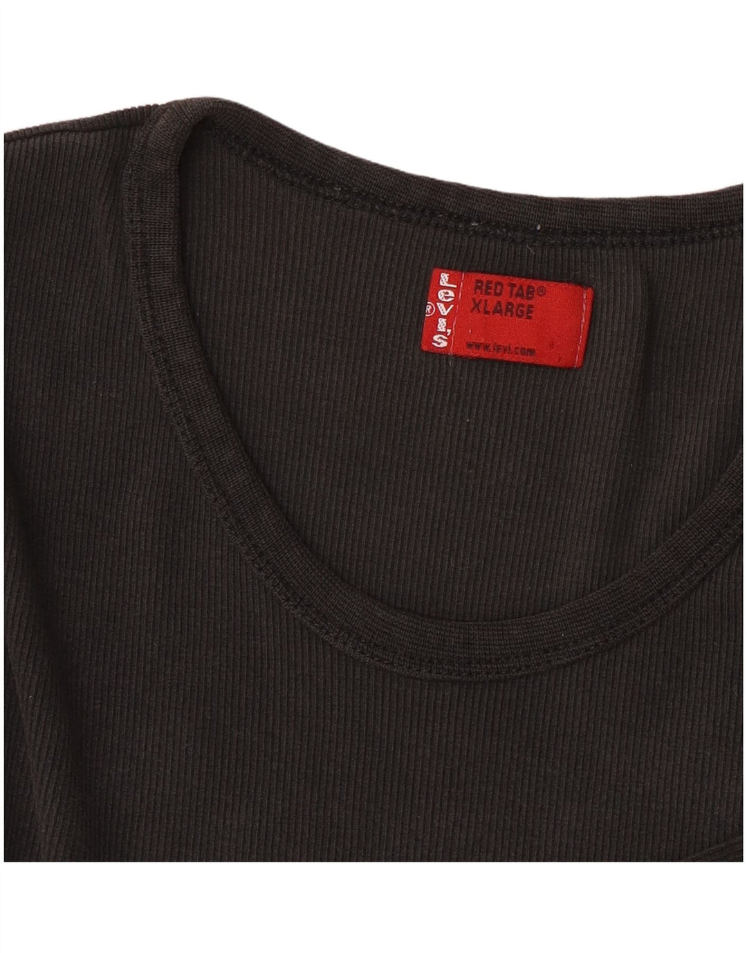 LEVI'S Womens T-Shirt Top UK 18 XL Black