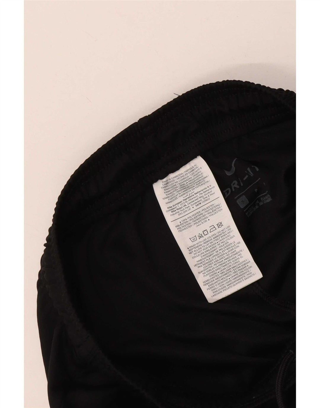 Женские спортивные шорты Nike Dri Fit UK 8, маленькие черные, полиэстер