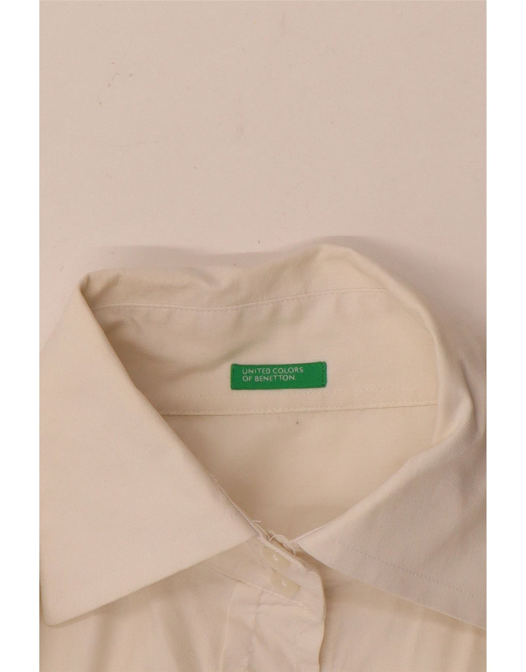Рубашка женская Benetton UK 12 средняя белая