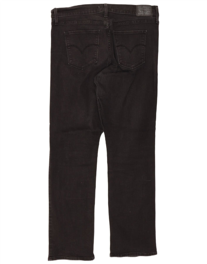 Женские прямые джинсы Levi's 314 W32 L30, черный хлопок