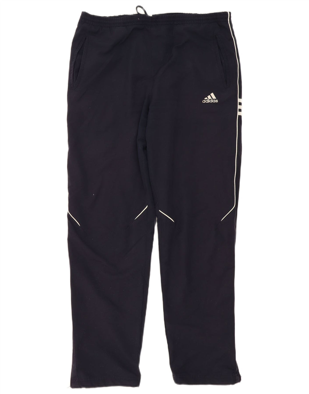 Мужские спортивные брюки Adidas, большие темно-синие, полиэстер
