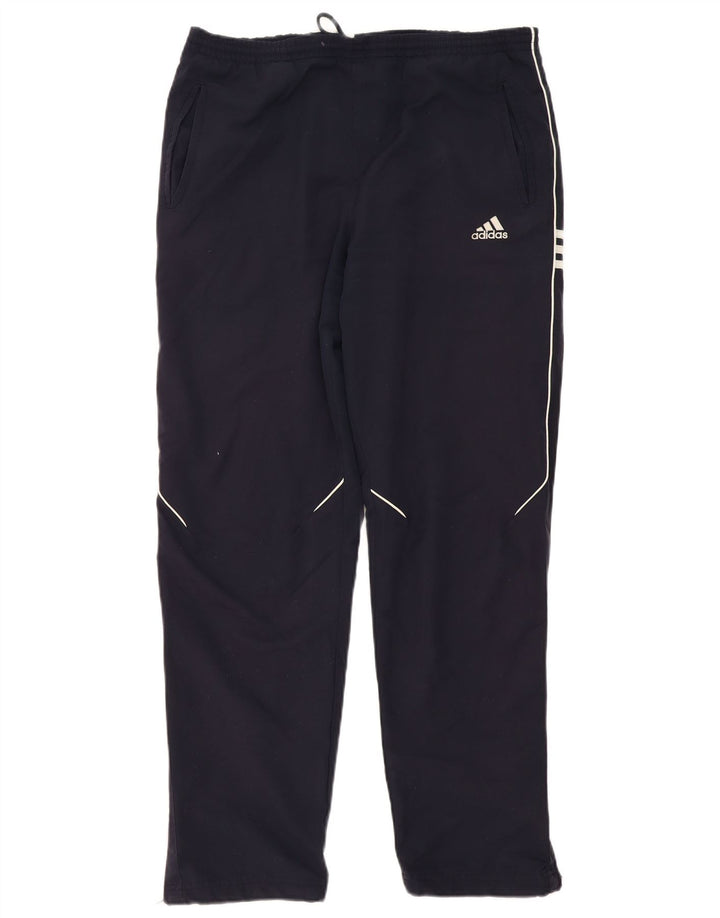 Мужские спортивные брюки Adidas, большие темно-синие, полиэстер