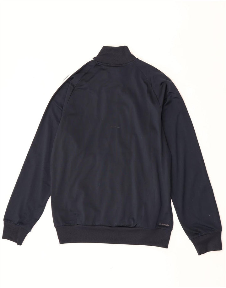 Adidas Mens Clima 365 Спортивный костюм Верхняя куртка Маленький темно-синий полиэстер