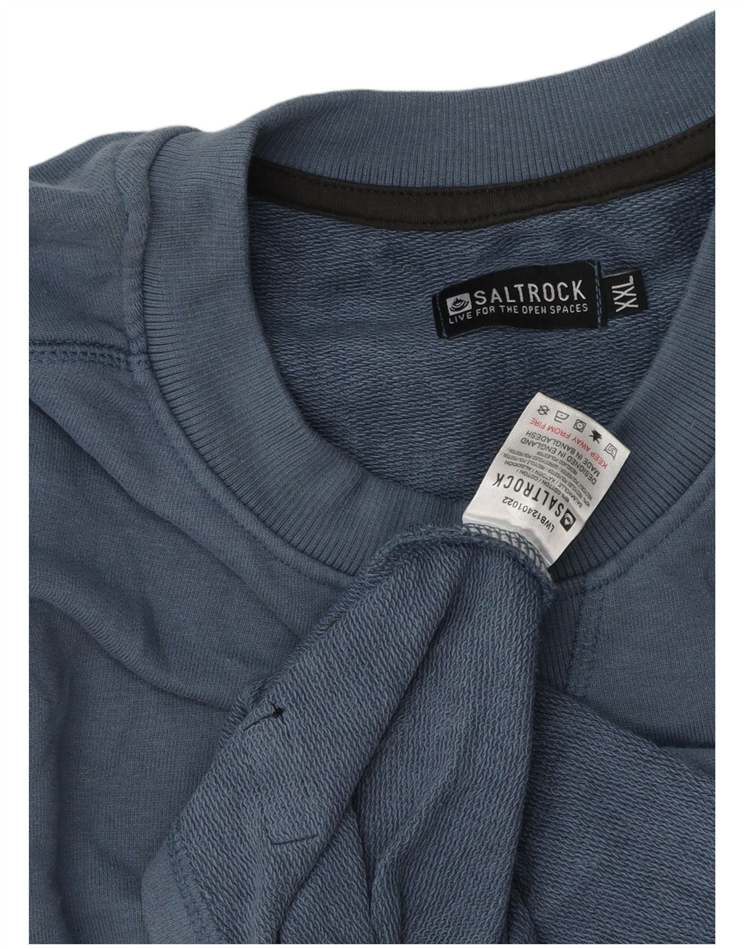 Мужской свитшот Saltrock с графическим рисунком 2XL, синий хлопок
