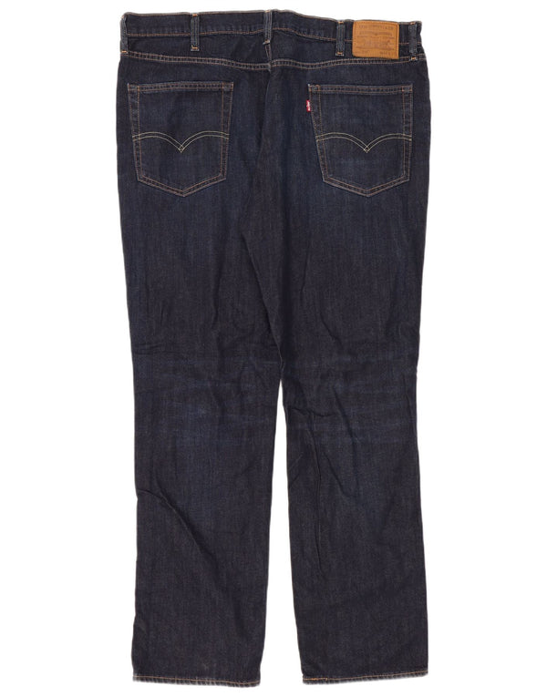 Мужские прямые джинсы Levi's 514 W40 L32 темно-синие, хлопок