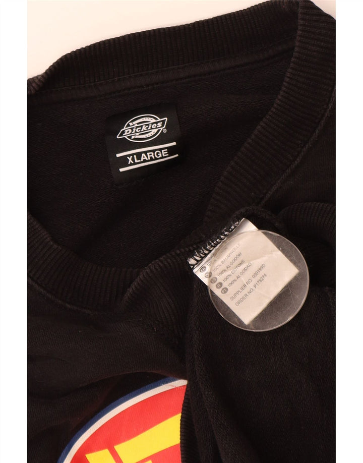 Мужской свитшот с рисунком Dickies, XL, черный, хлопок