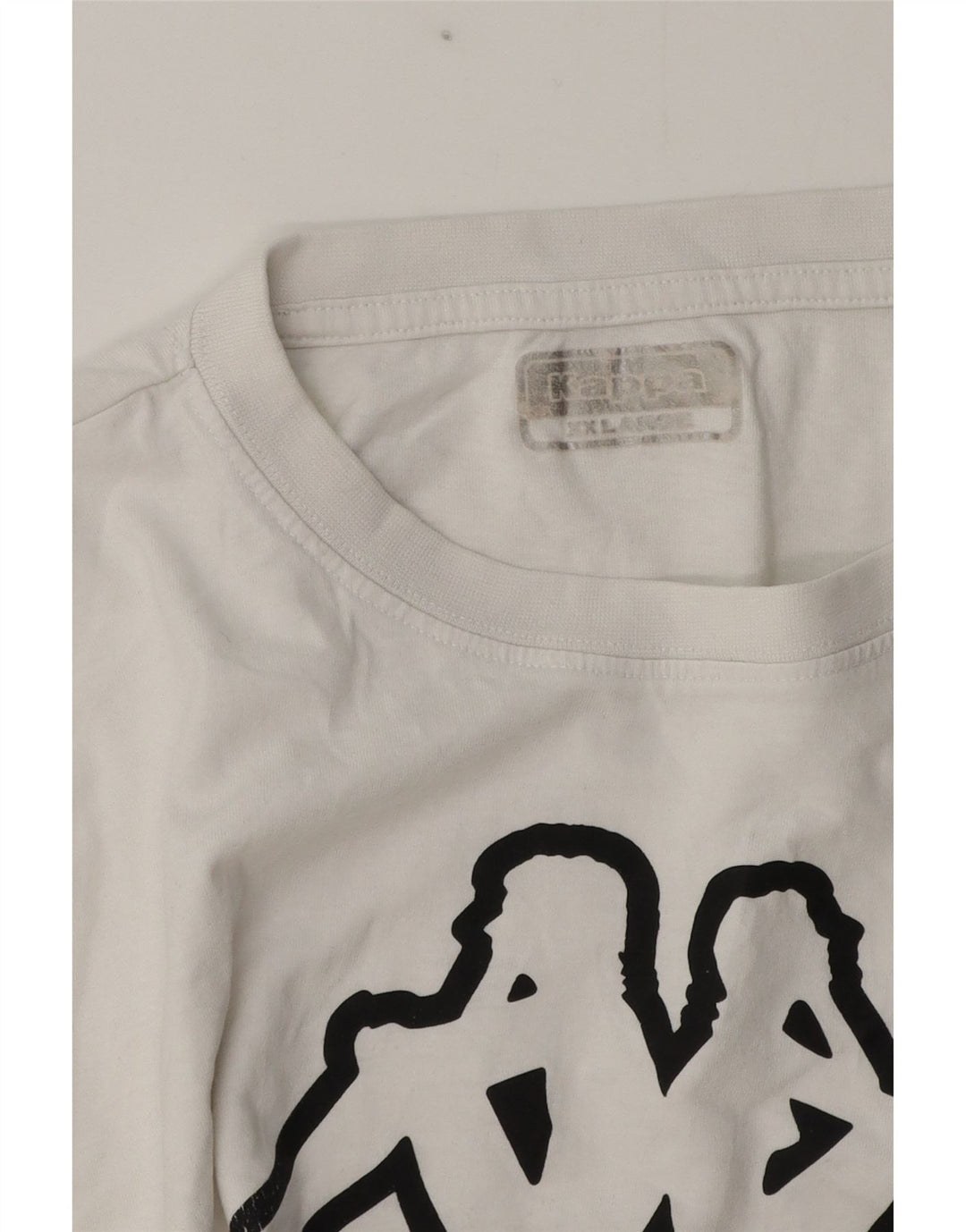 Мужская футболка с рисунком Kappa Top 2XL, белая