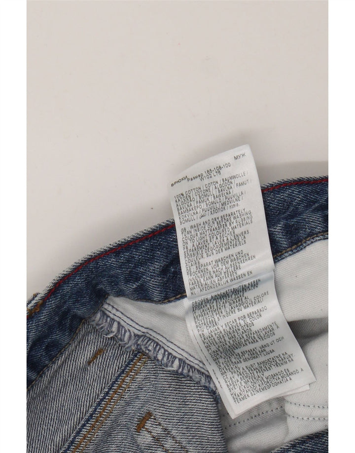 Мужские прямые джинсы Wrangler W40 L30 синие, хлопок