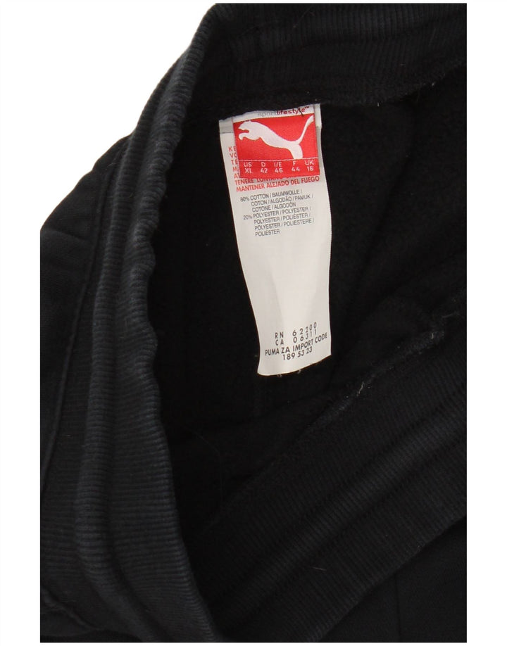 Женские спортивные брюки PUMA UK 16, большие черные хлопковые