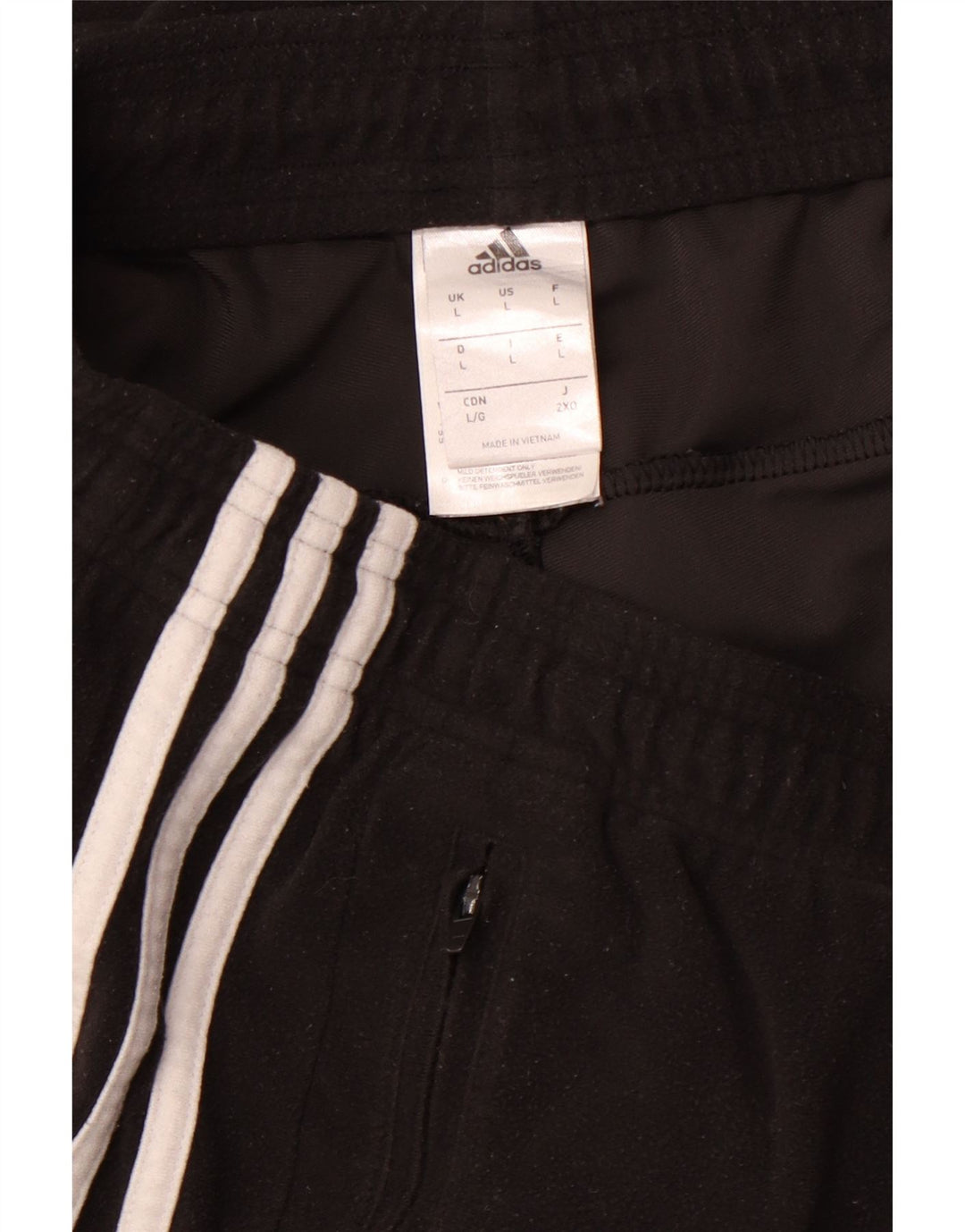 Мужские спортивные брюки ADIDAS, джоггеры, большие черные, полиэстер