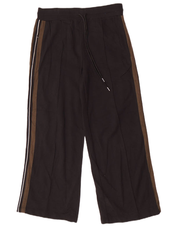 Женские спортивные брюки Marks & Spencer UK 12, средние, черные, с цветными блоками