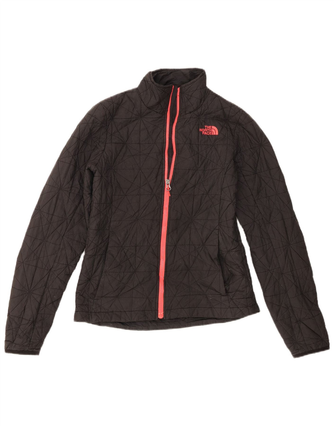 Женская стеганая куртка The North Face UK 10, маленький серый полиэстер