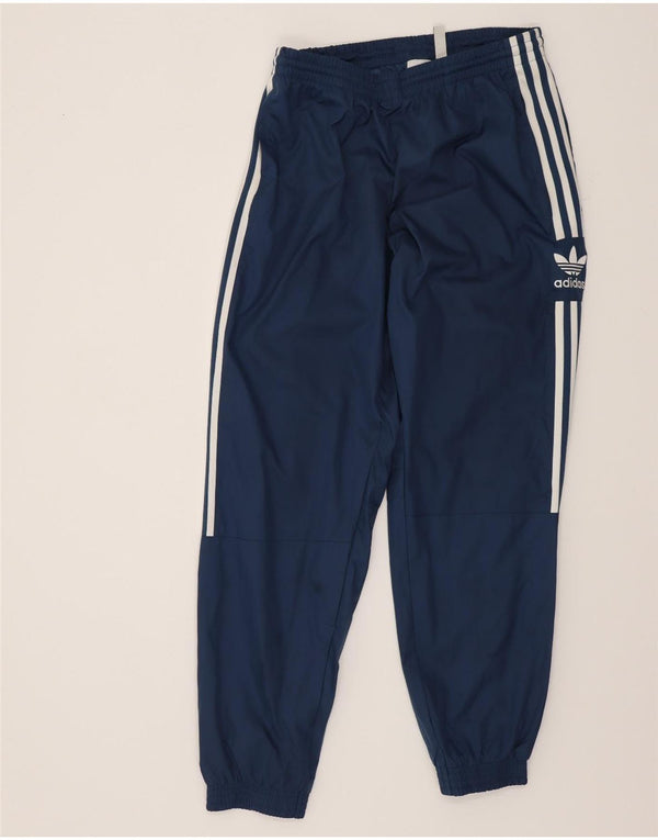 Мужские спортивные брюки Adidas Joggers среднего размера, темно-синие, полиэстер
