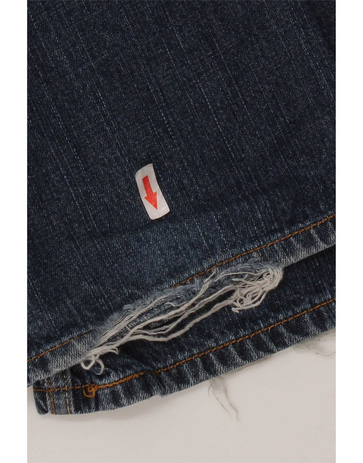Мужские прямые джинсы Levi's 505 W40 L30 синие, хлопок