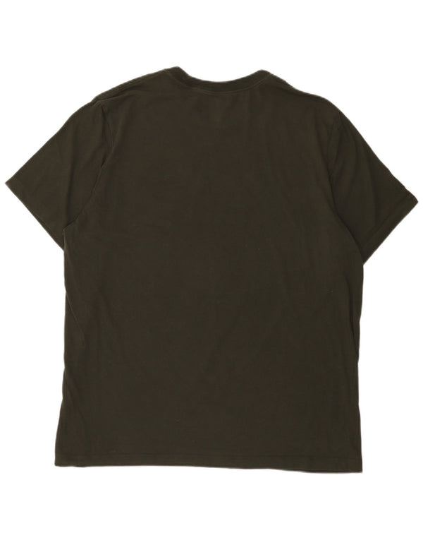 Мужская футболка с рисунком Nike Dri Fit 2XL, цвет хаки