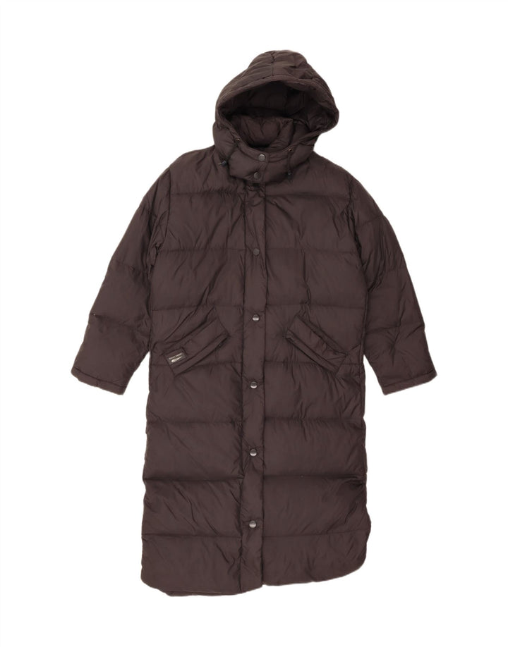 RIFLE Womens Oversized Hooded Padded Coat UK 10 Small Black Nylon Vintage Rifle and Second-Hand Rifle from Messina Hembry 