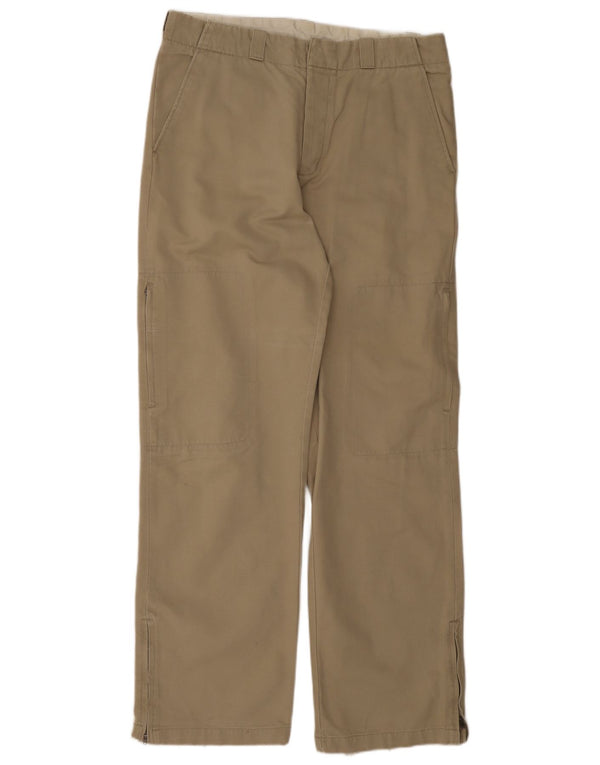 Lee Mens 715 Прямые брюки карго W34 L34 Бежевые хлопковые