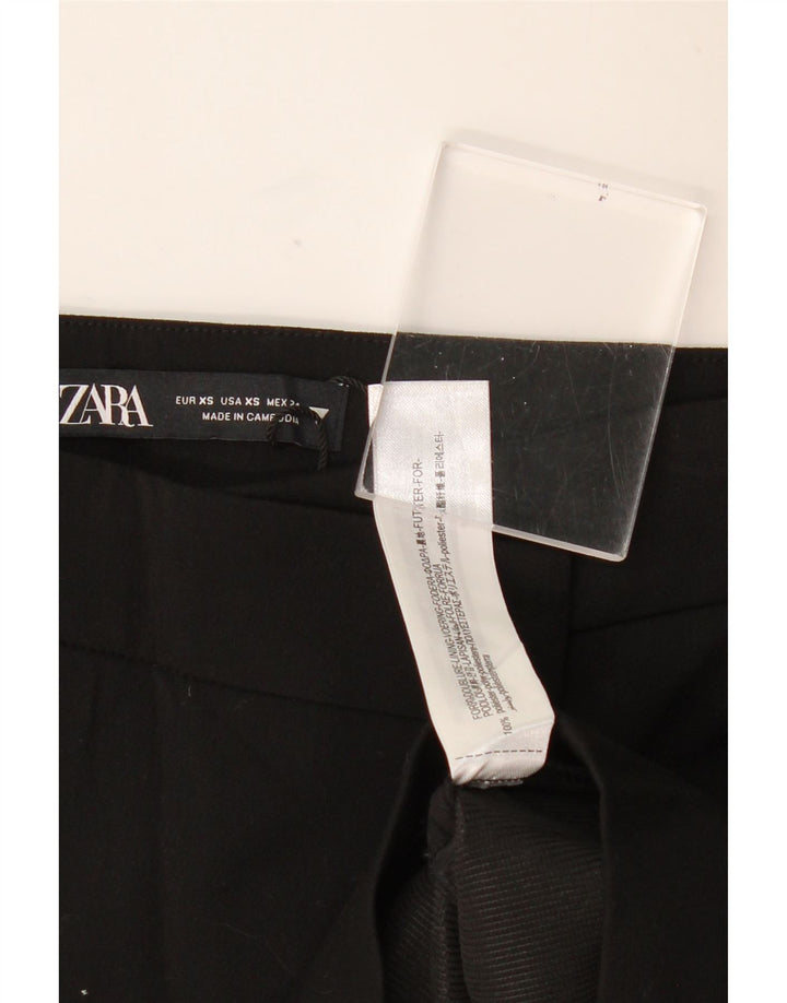Женские шорты Zara UK 6 XS, черный полиэстер