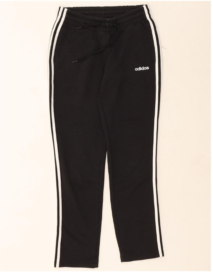 ADIDAS Womens Tracksuit Trousers UK 8/10 Small Black Polyester Vintage Adidas and Second-Hand Adidas from Messina Hembry 