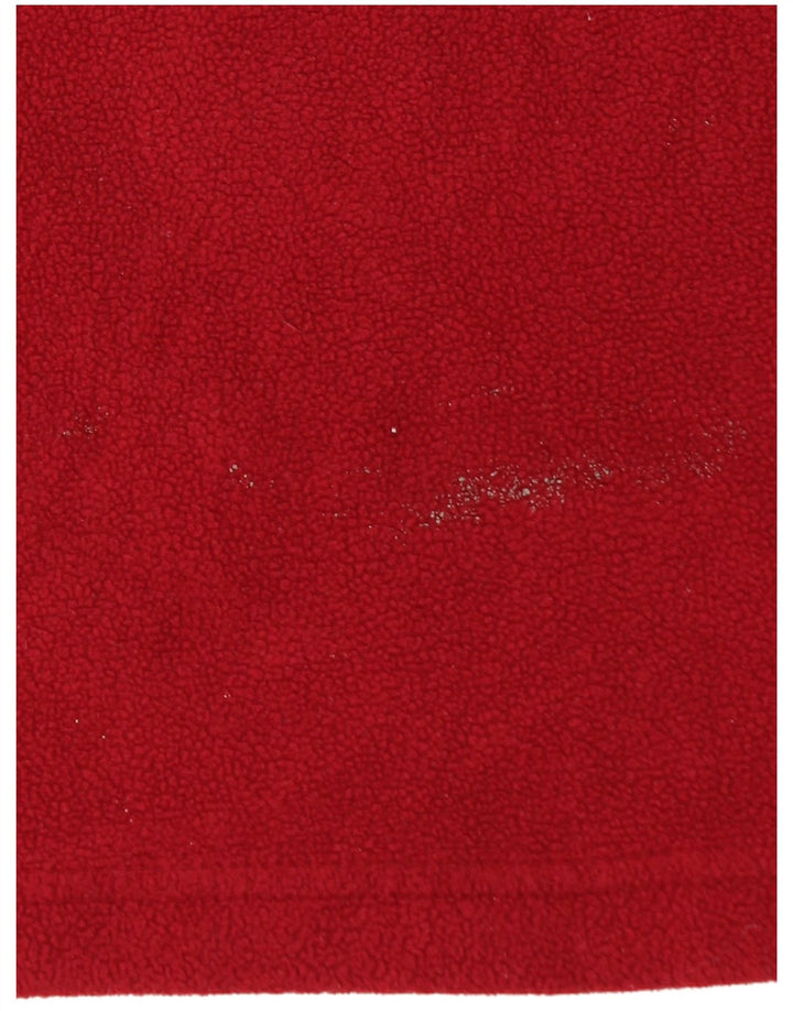 STARTER Мужской флисовый джемпер с воротником на молнии XL Красный