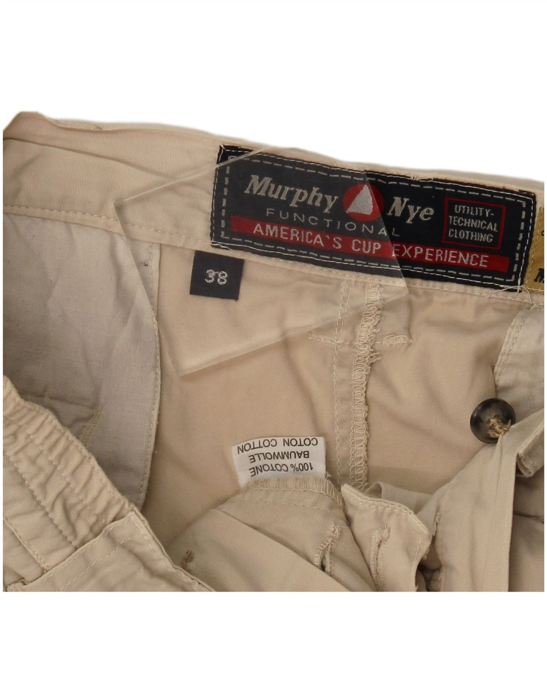 Мужские шорты карго Murphy & Nye W38 XL, бежевый хлопок