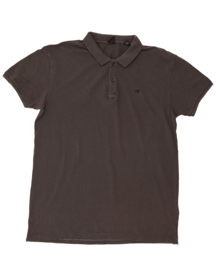 Мужская рубашка-поло Scotch & Soda 2XL, серый хлопок