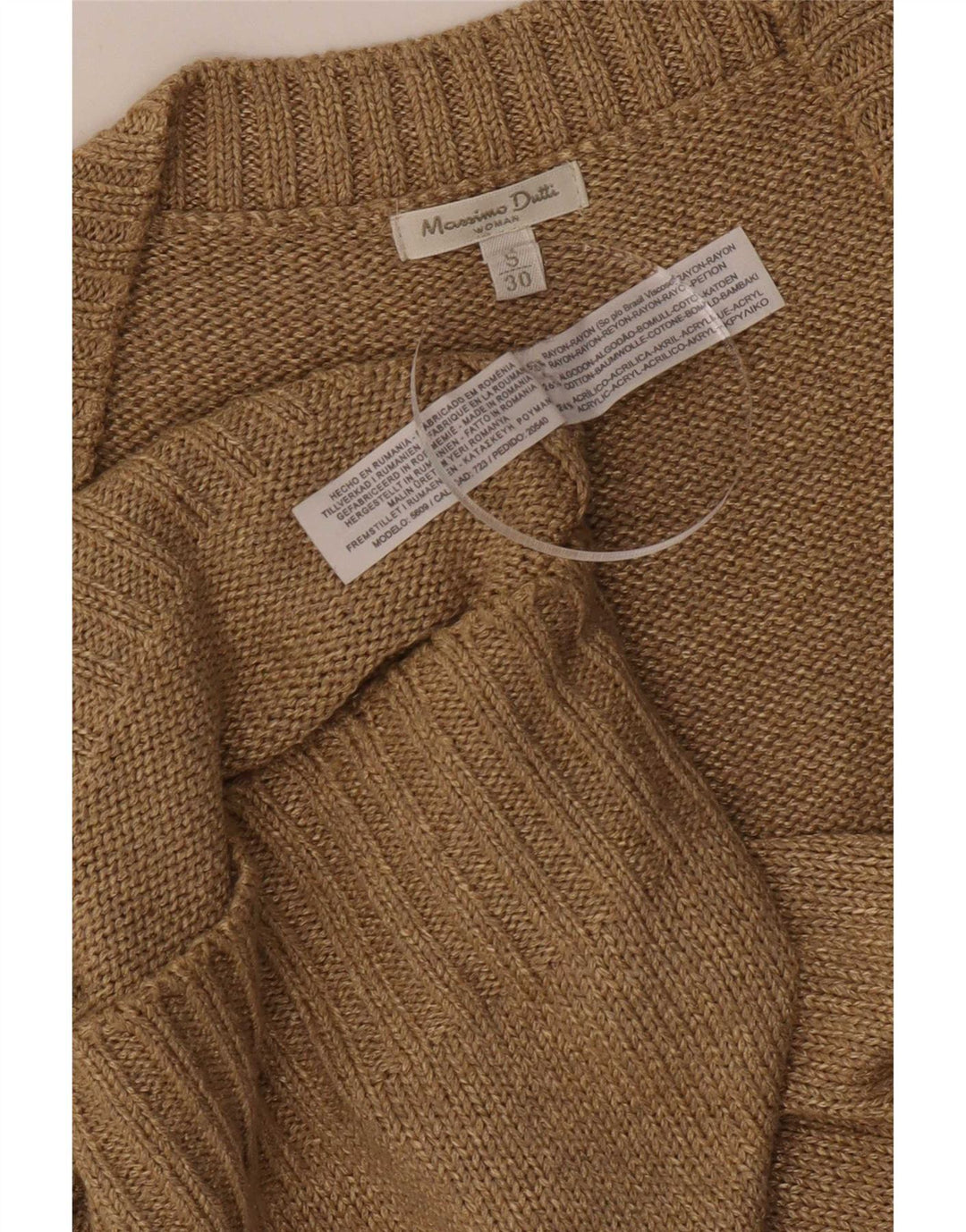 Женская майка-майка Massimo Dutti UK 10, малый цвет хаки (район)