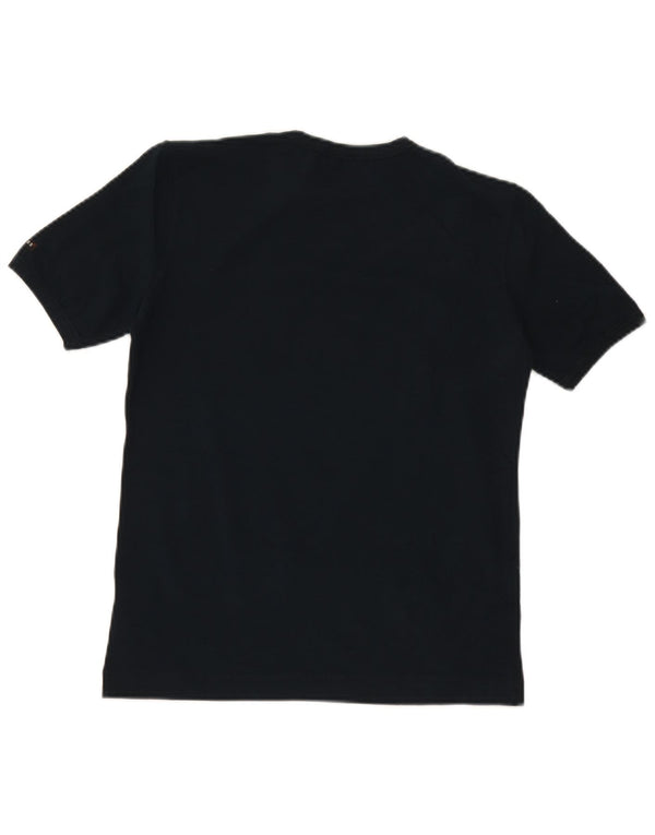 GUESS Женская футболка Top UK 12 Medium Navy Blue Хлопок