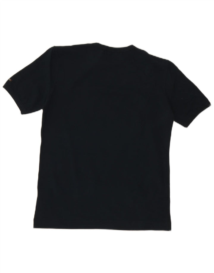 GUESS Женская футболка Top UK 12 Medium Navy Blue Хлопок