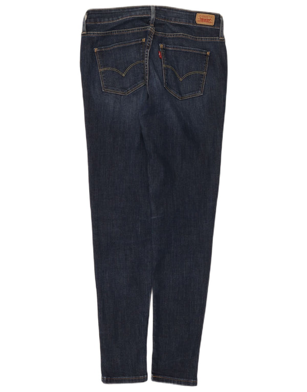Женские джинсы скинни-леггинсы Levi's США 6, средний размер W28 L29, синий хлопок