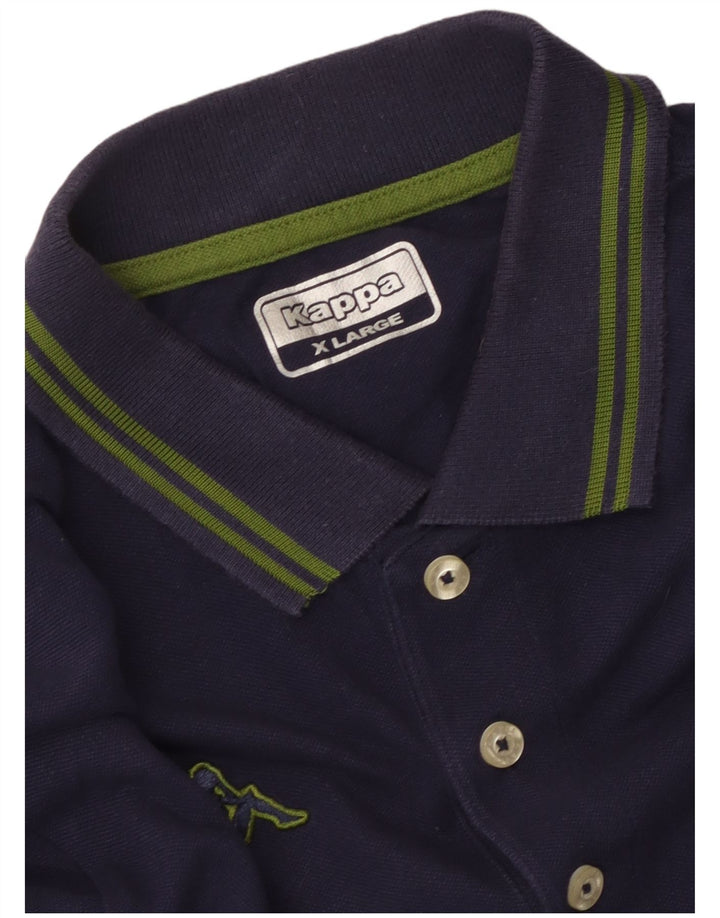 Мужская рубашка-поло Kappa XL темно-синяя