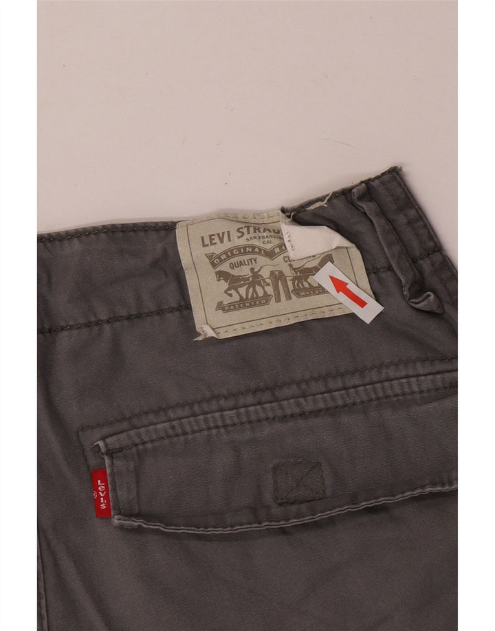 Шорты-карго Levi's для мальчиков 13–14 лет W27, серый хлопок