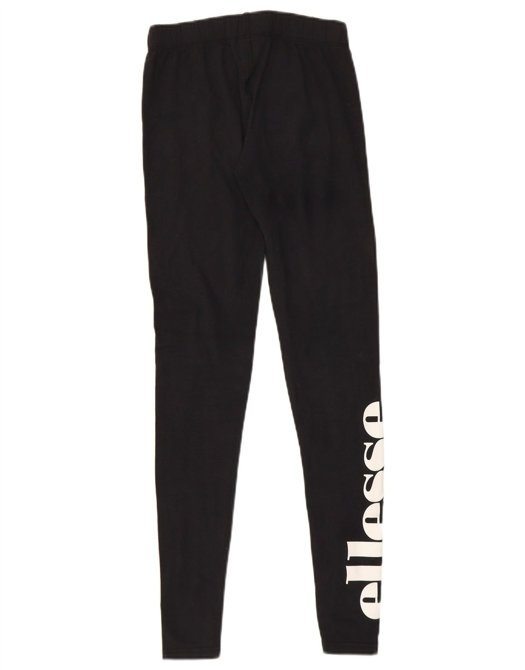 Женские леггинсы с рисунком Ellesse UK 8, маленькие черные хлопковые