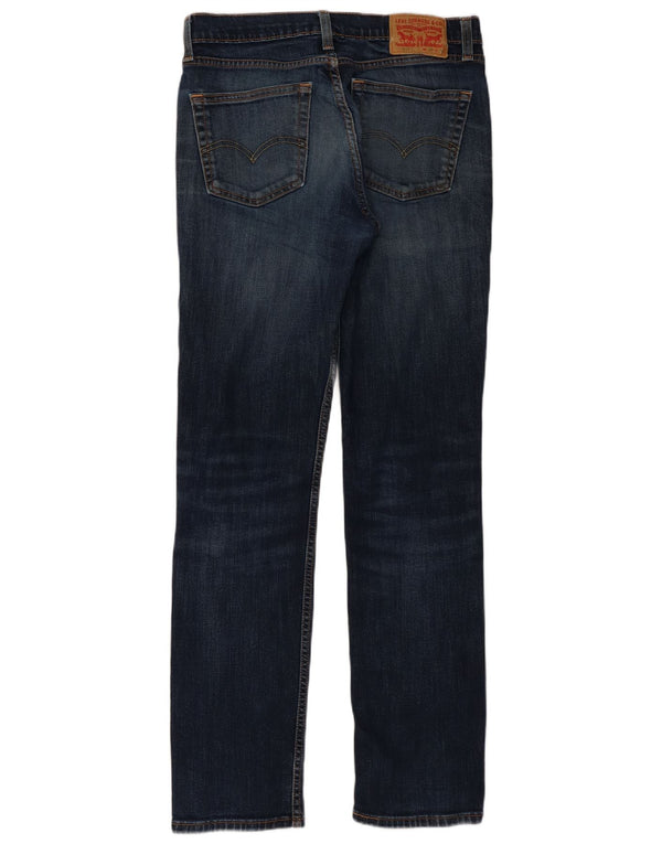 Мужские джинсы Levi's 511 Slim W32 L34 Темно-синие, хлопок