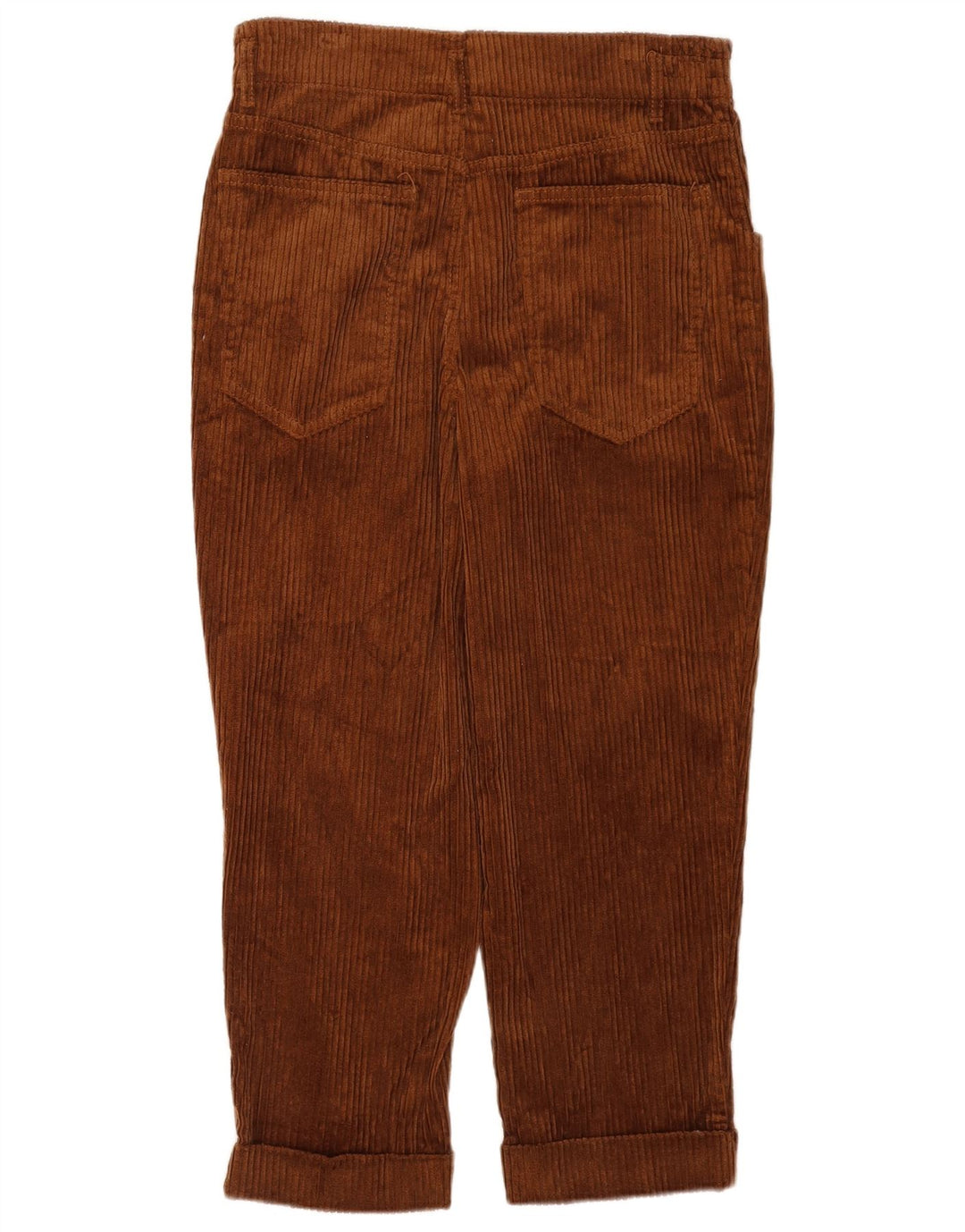 Женские укороченные вельветовые брюки Zara Medium W28 L24 Коричневые