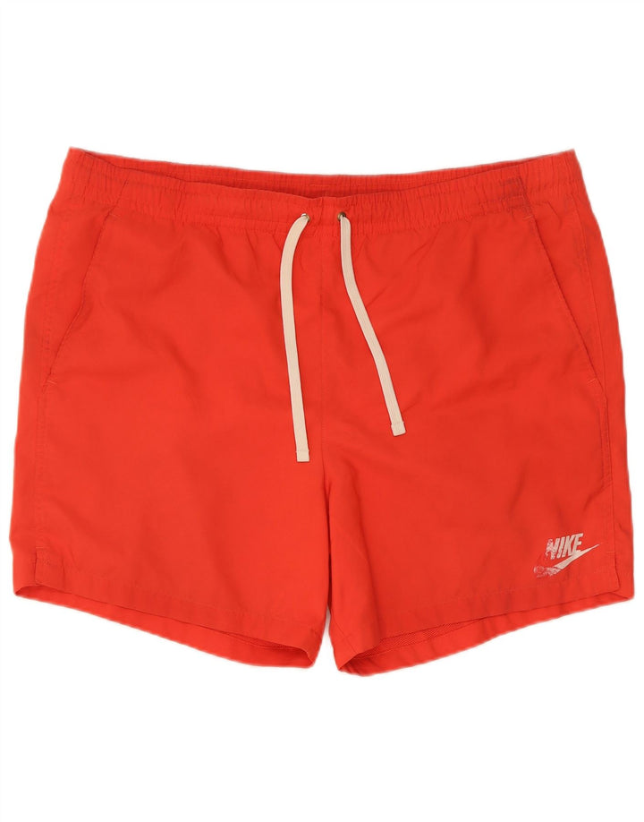 Мужские шорты для плавания Nike, большие красные, полиэстер