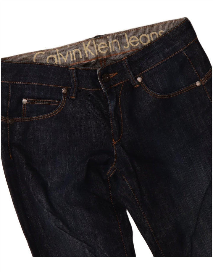 Женские узкие джинсы Calvin Klein W30 L33 Темно-синие