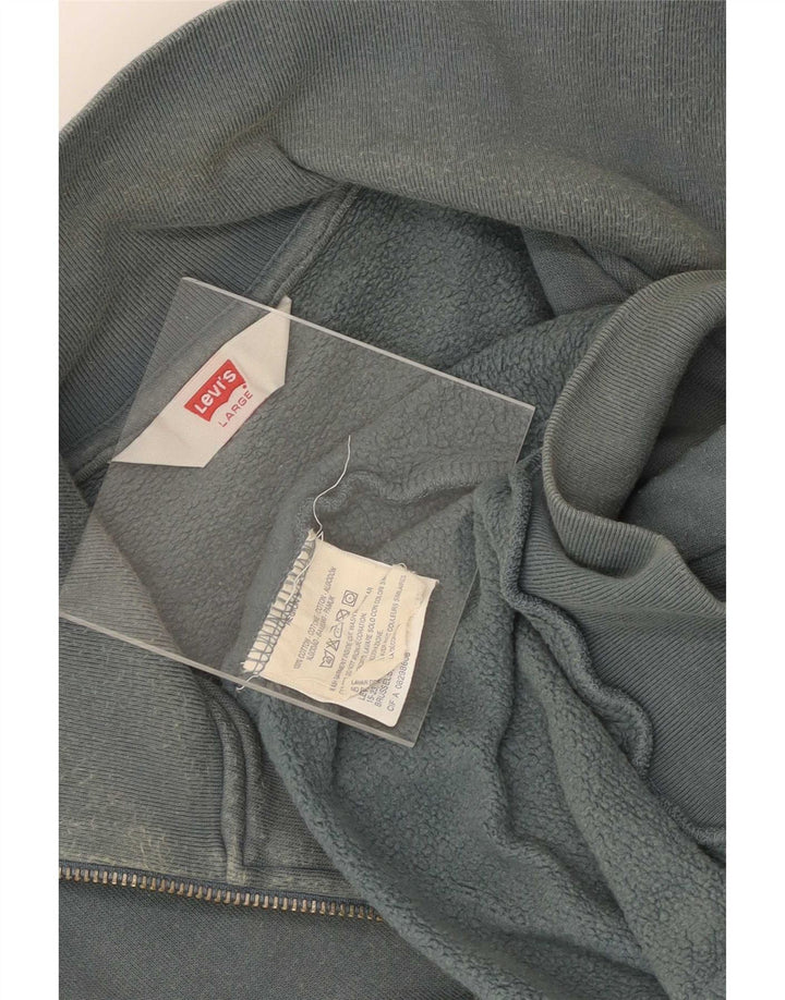 Мужская спортивная куртка Levi's, большая синяя хлопковая куртка