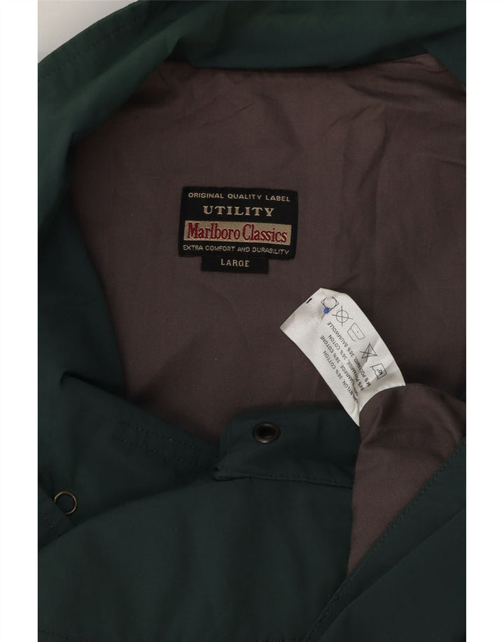 Мужской жилет Marlboro Classics Utility Gilet UK 40, большой зеленый полиэстер