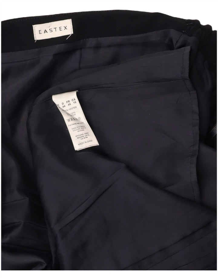 EASTEX Женская юбка-труба UK 18 XL W36 Темно-синий полиэстер