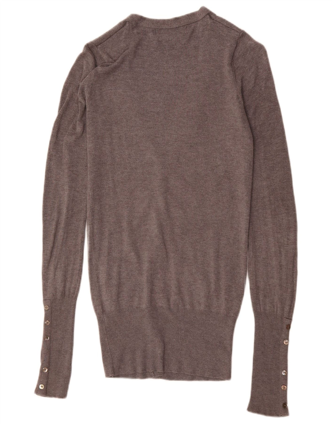 Женский кардиган Zara UK 12, средний серый вискоза