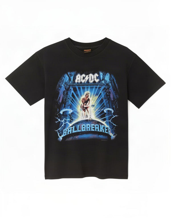 Винтажная мужская футболка AC/DC Balbreaker World Tour 1996, большая черная