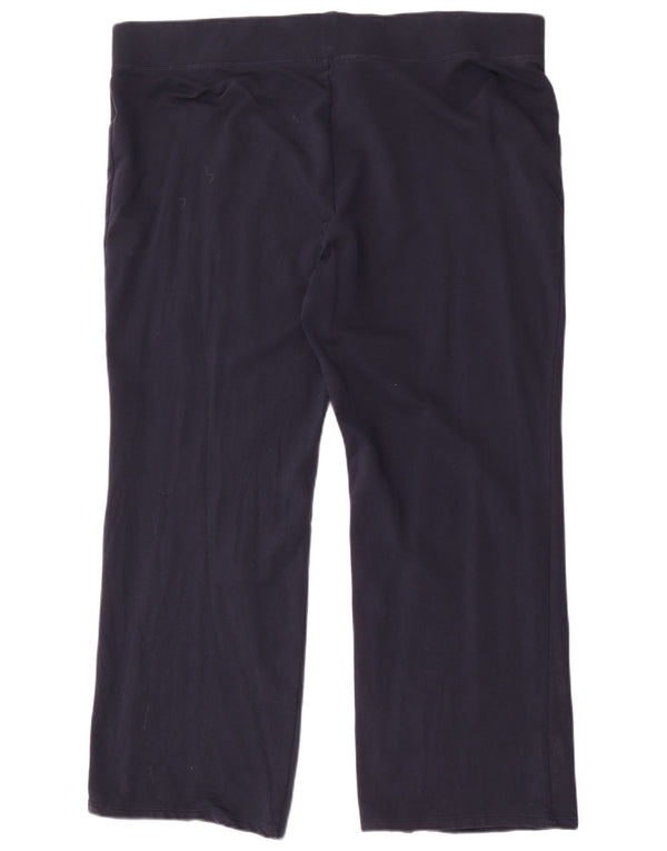 Женские спортивные брюки Marks & Spencer UK 20 2XL, темно-синие, хлопок