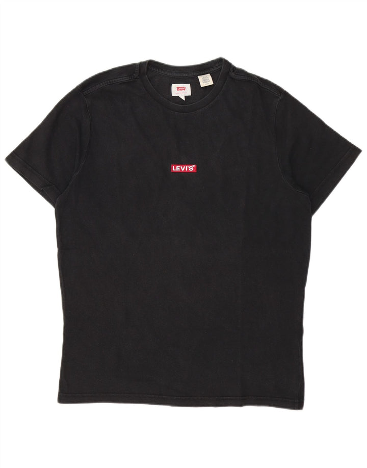 Мужская футболка Levi's, маленький черный хлопок