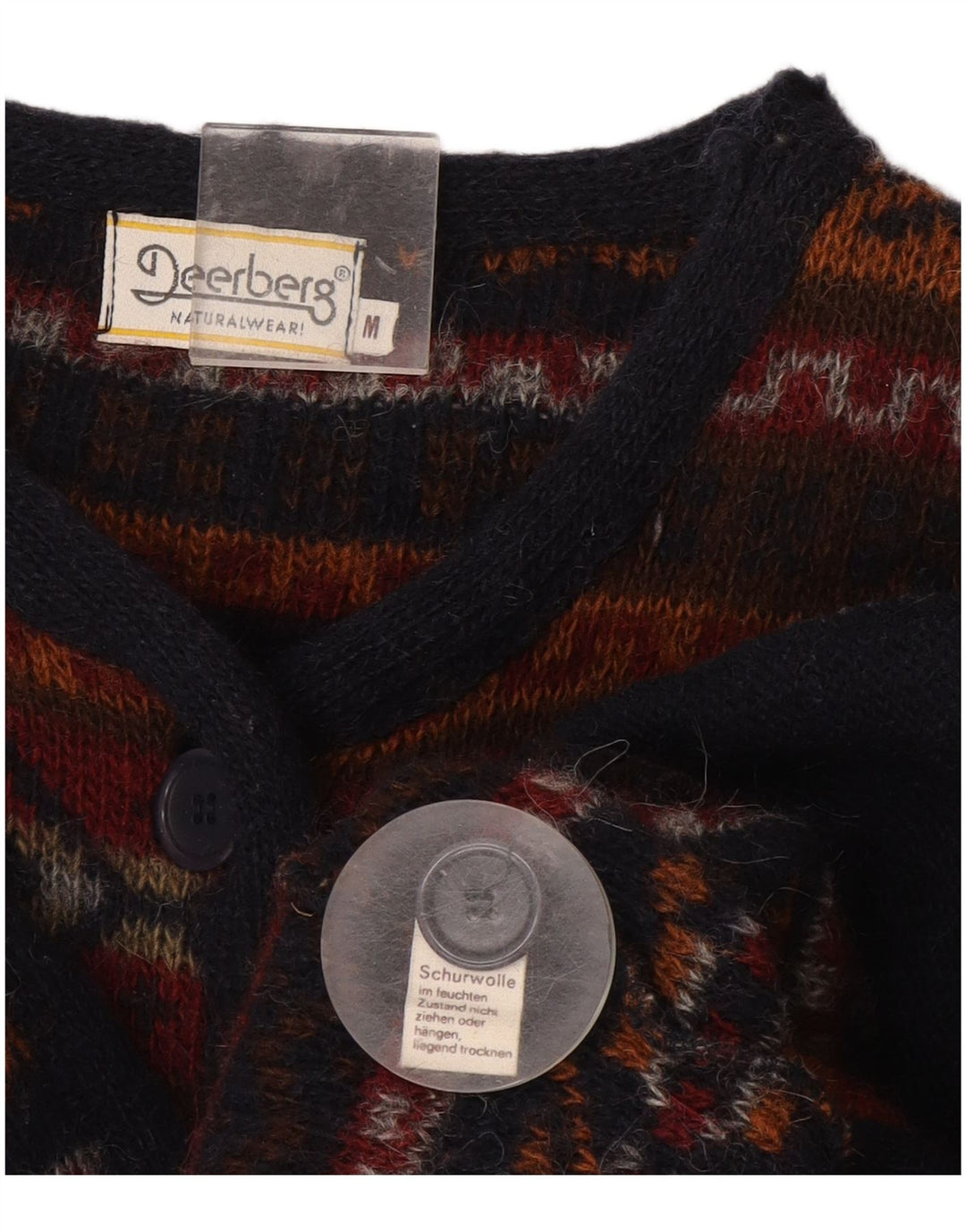 Женский кардиган-свитер Deerberg UK 14, средний разноцветный Fair Isle