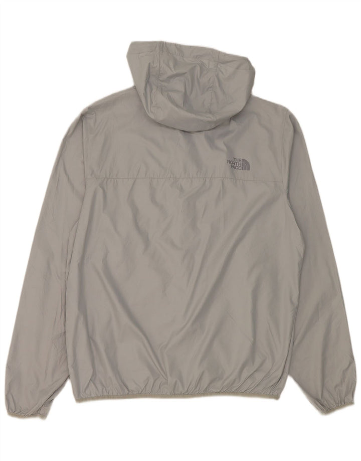 Мужская дождевик с капюшоном The North Face UK 38, полиэстер среднего серого цвета