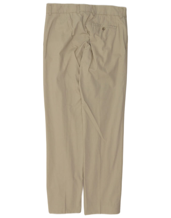 Мужские прямые брюки-чиносы Hugo Boss IT 48 Medium W32 L34 Бежевый хлопок